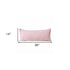 14" X 36" Light Blue 100% Cotton Zippered Pillow